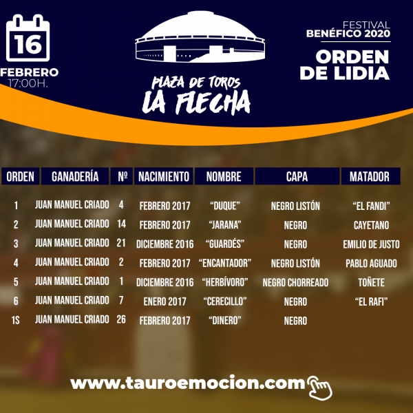 SORTEO LA FLECHA 2020