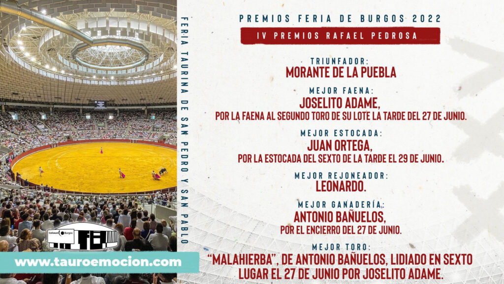 toros en Burgos 2022