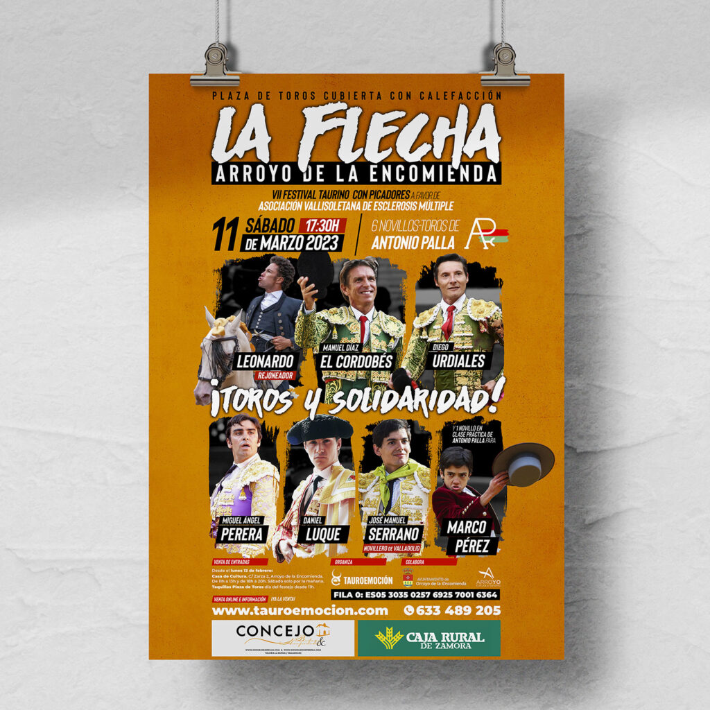 festival taurino de la flecha - toros y solidaridad