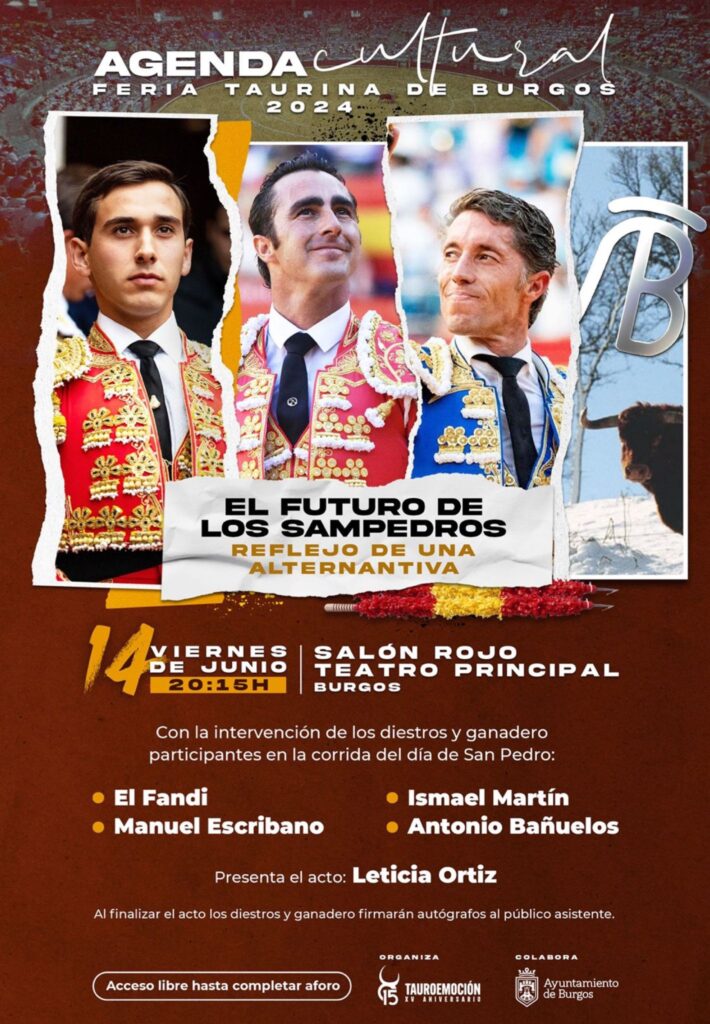 Encuentro en Burgos con El Fandi, Escribano e Ismael Martín