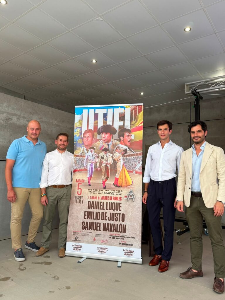 Cartel de la corrida de toros de Utiel 2026