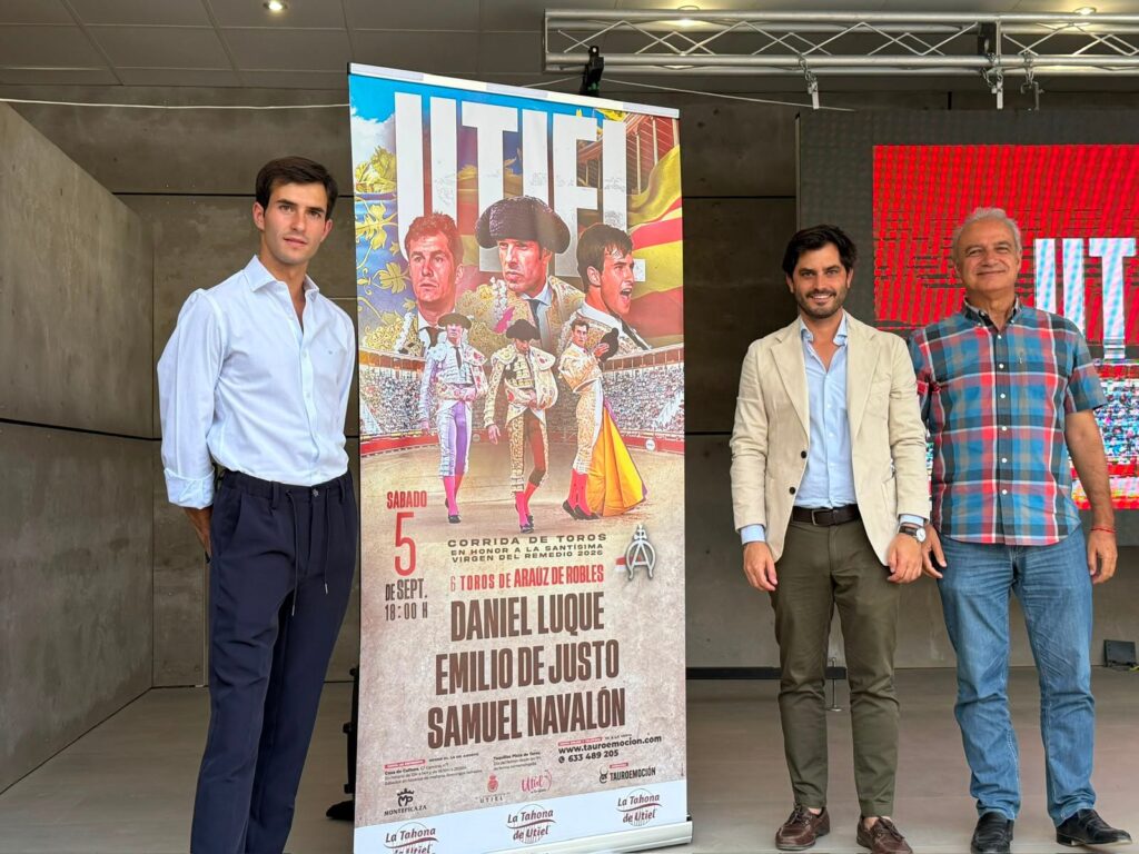 Presentación del cartel de toros de Utiel 2026